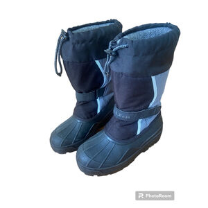 Kids L.L.Bean Boots, Size 4 Black/Gray